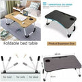 FOLDABLE WOODEN LAPTOP TABLE - beautysweetie